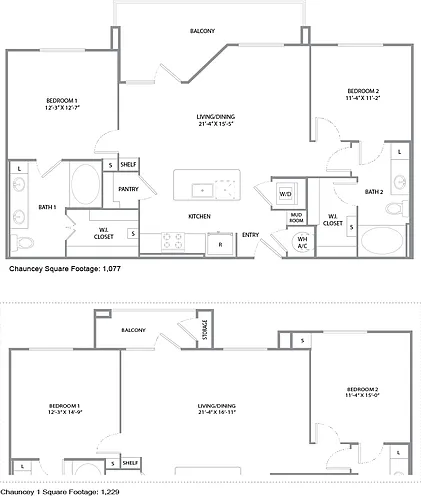 Floor plan Chauncey