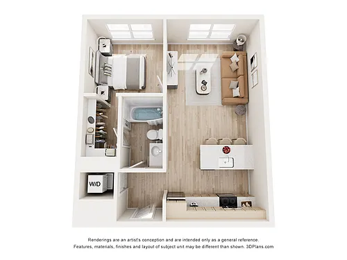 Floor plan 1 Bedroom