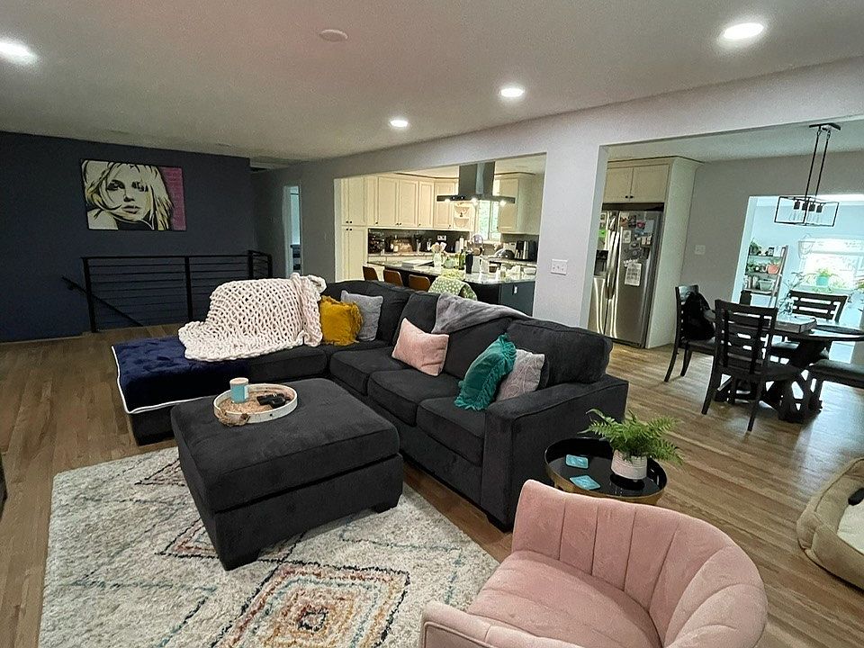 Open Concept Living Room, Kitchen, Diving Room