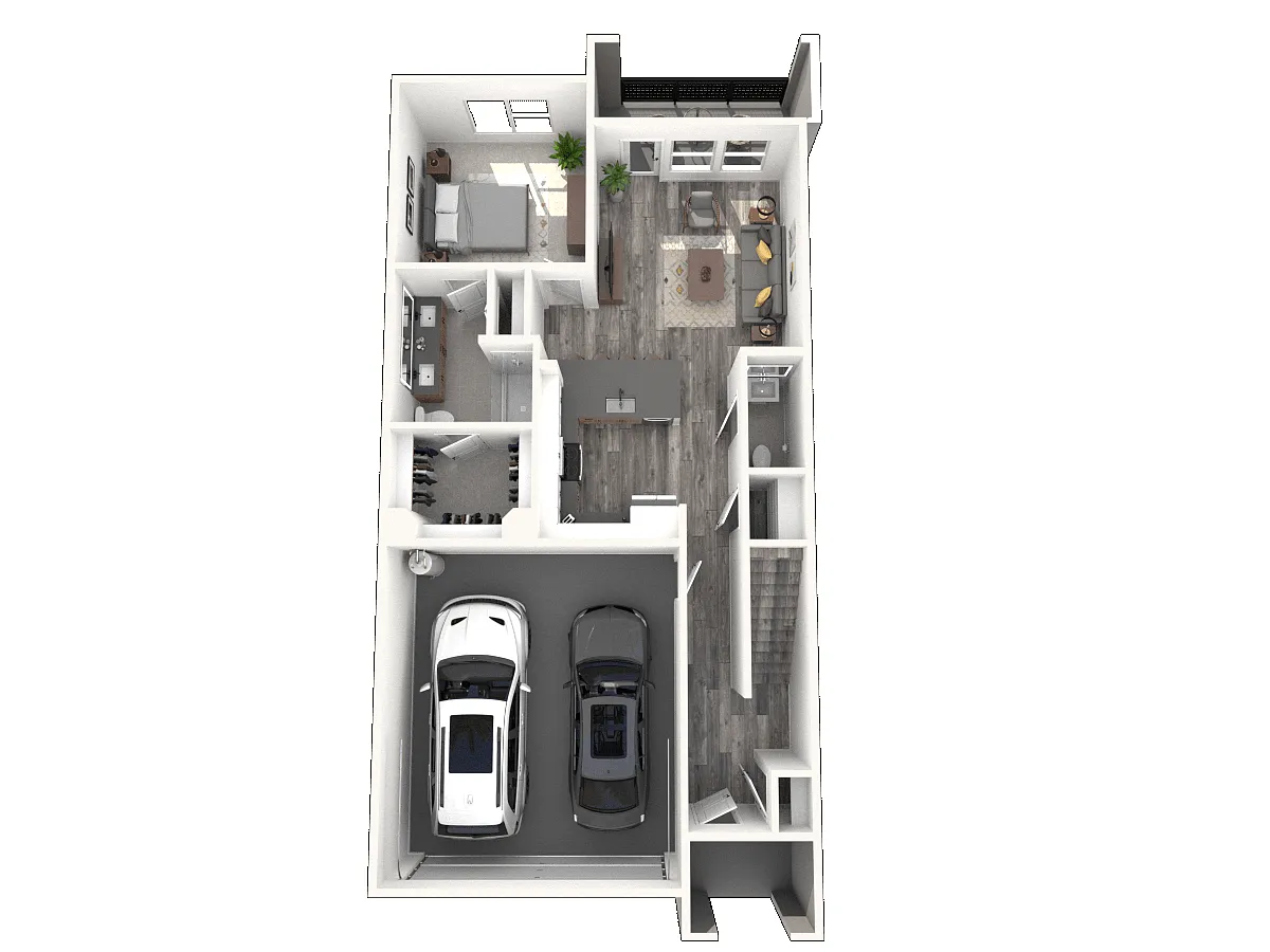 Floor plan Townhome A