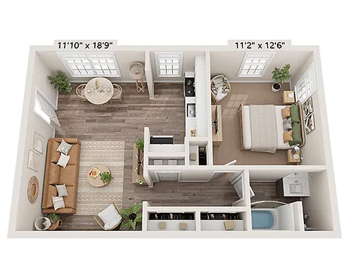Floor plan Plan A1F
