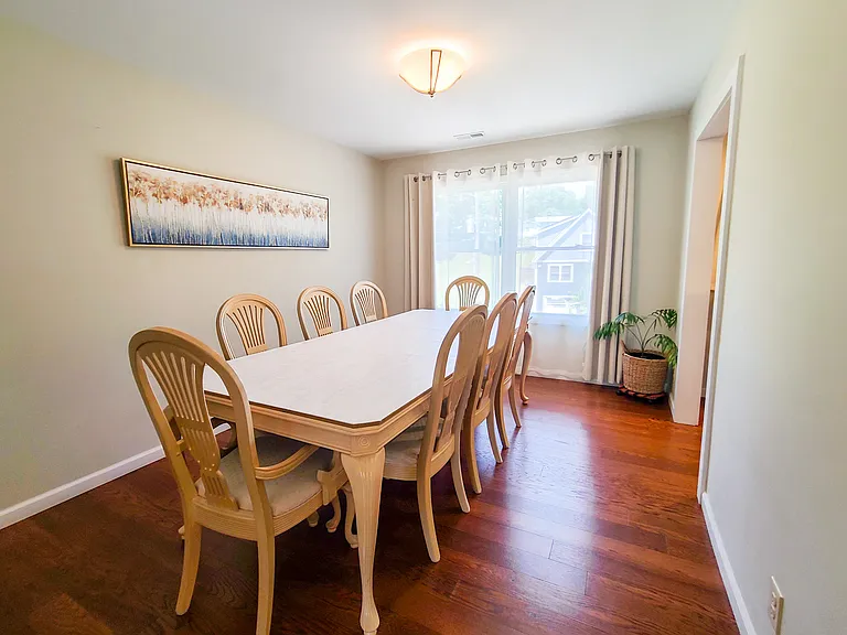 Large dining area with room for family and friends!