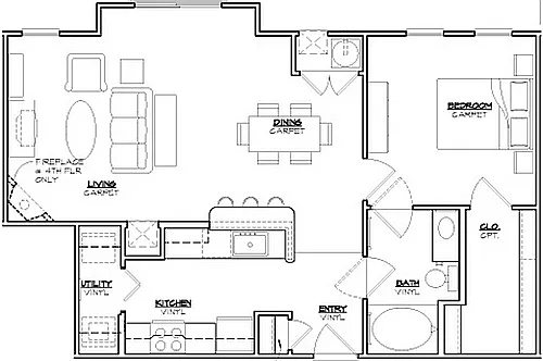 Floor plan Garfield
