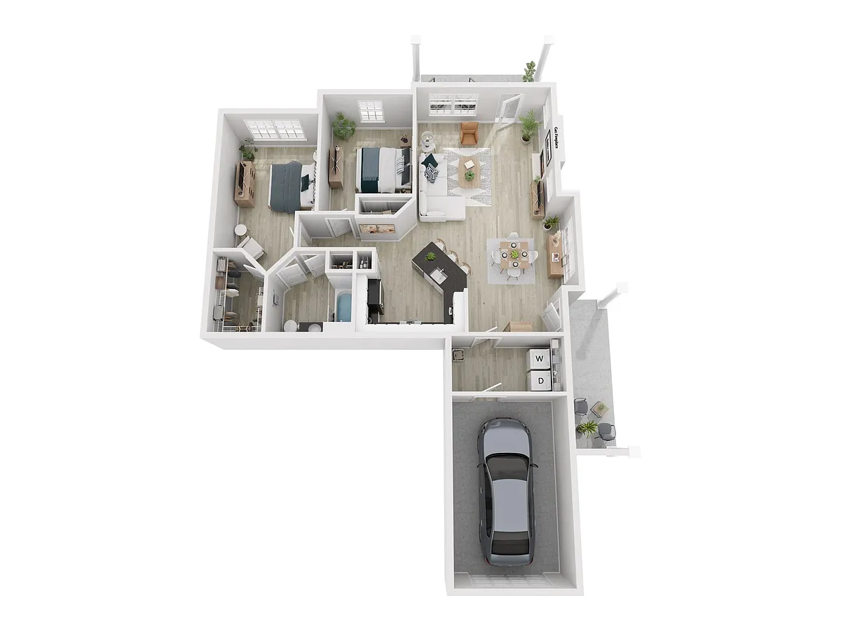 Floor plan 2X1 B