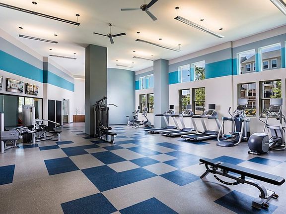 Club quality fitness studio with towel service.