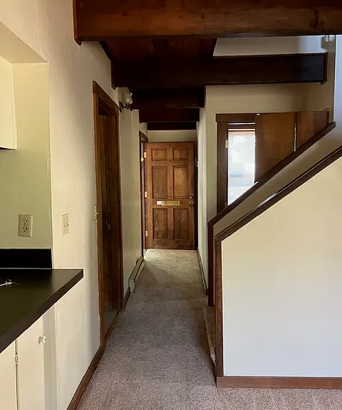 view of entry door hall