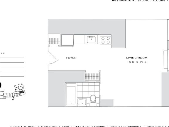 2nd image of 37 Wall St APT 23R