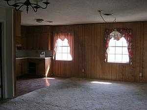 Dining area and kitchen