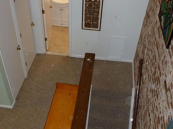 From the loft down to the stairs