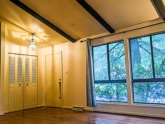 View of Family room facing front door