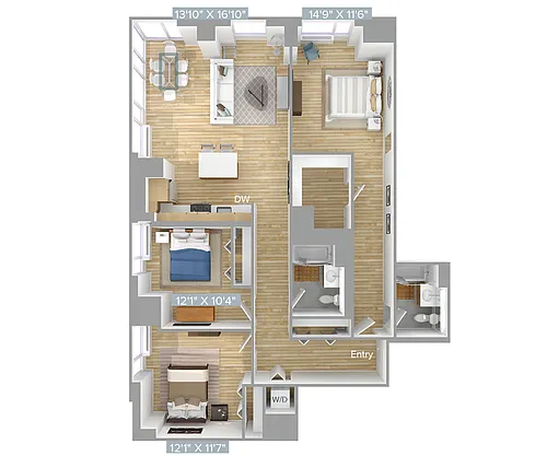Floor plan C1-1467