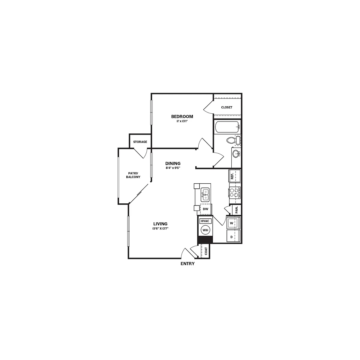 Floor plan A3G