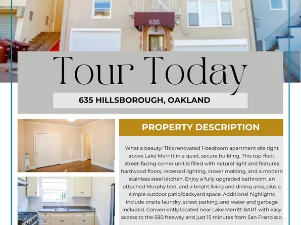 635 Hillsborough, 635 Hillsborough St #C, Oakland, CA 94606