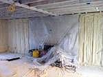 Sprayed Foam in Walls