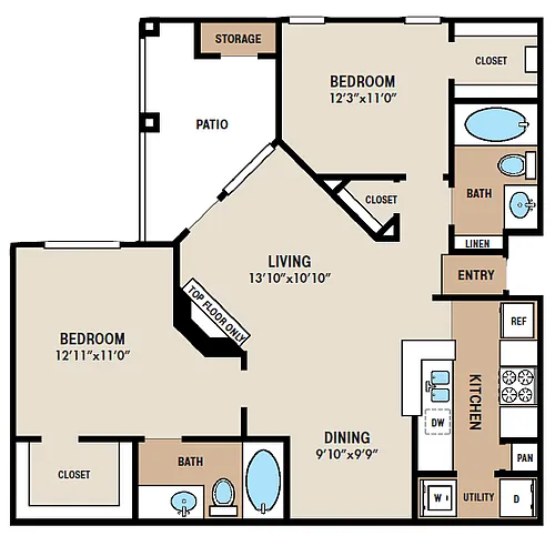 Floor plan B3
