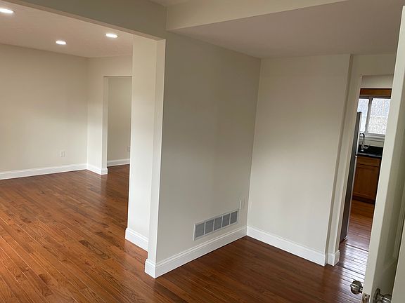 View from front door looking towards the large sitting area/living room