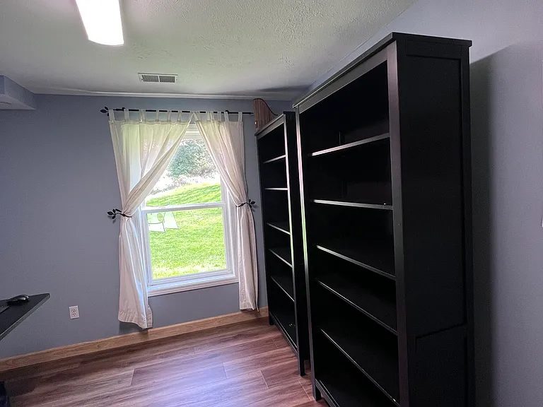 Bedroom 5 in the basement which can be used as office space