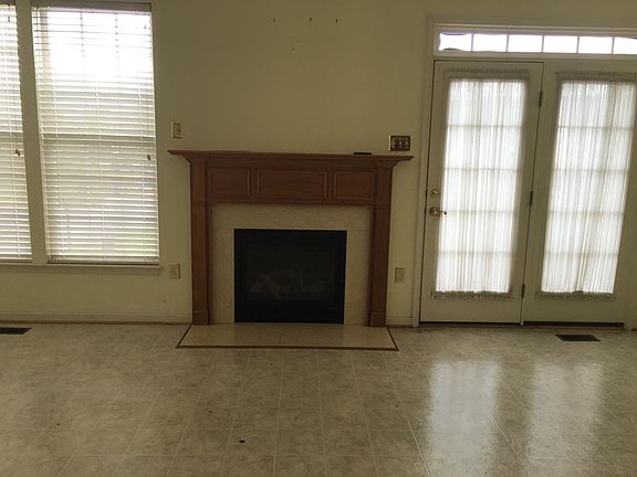 Family room with fireplace