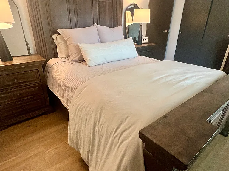 3rd bedroom (Near front of house). (14 x 11). 2 closets.