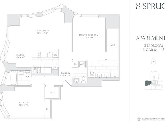 2nd image of 8 Spruce St APT 65t