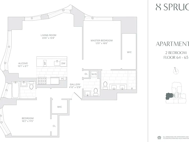 8 Spruce St #65T — Photo 2