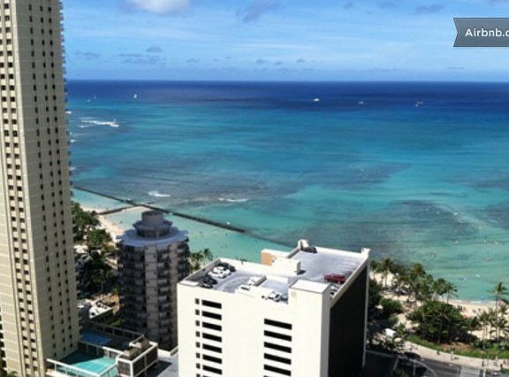 Ocean view from the roof top amenities