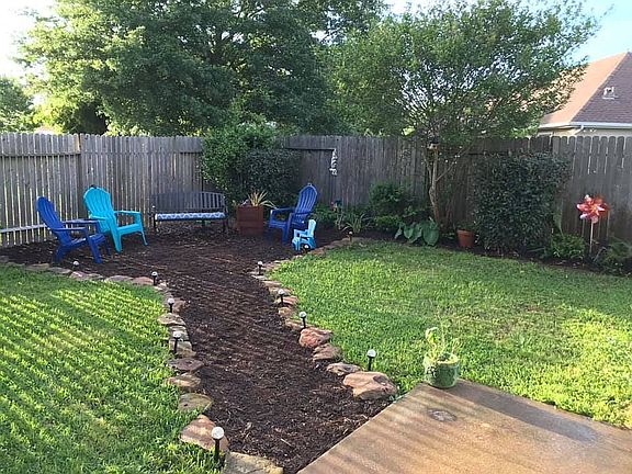 Backyard with Patios