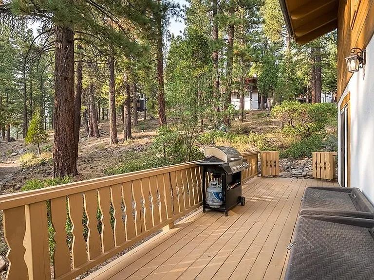 BBQ and back deck.