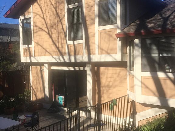 Patio door to backyard