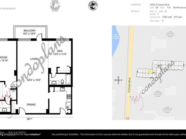 3450 S Ocean Blvd UNIT 726, Palm Beach, FL 33480