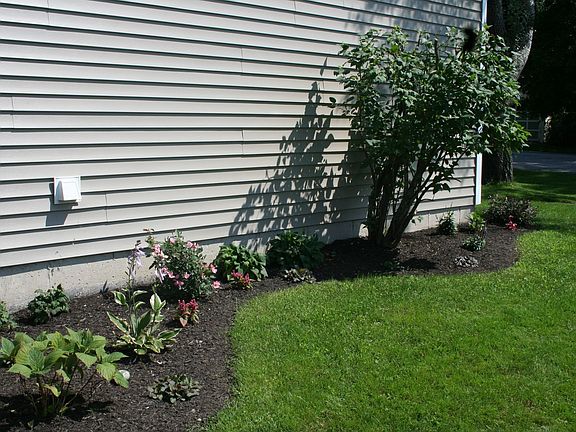 New garden's all around property
