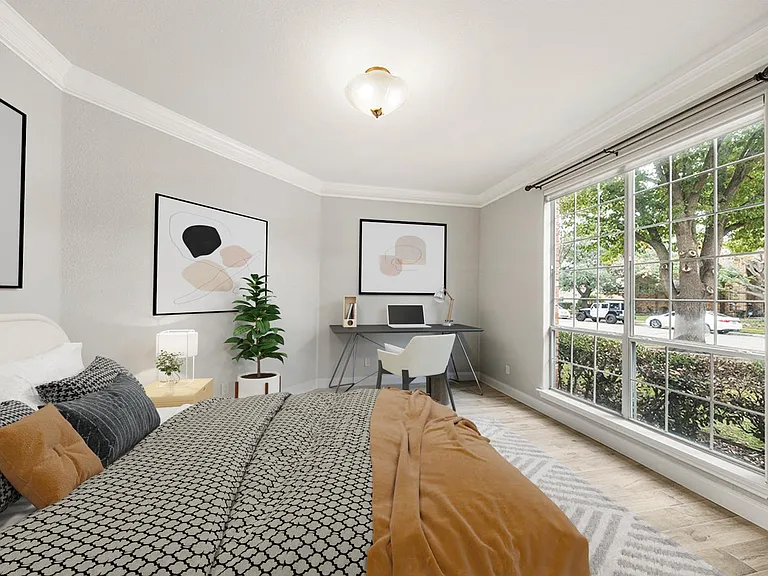 Bedroom 7. This image shows a virtually furnished space. Bedrooms come unfurnished.