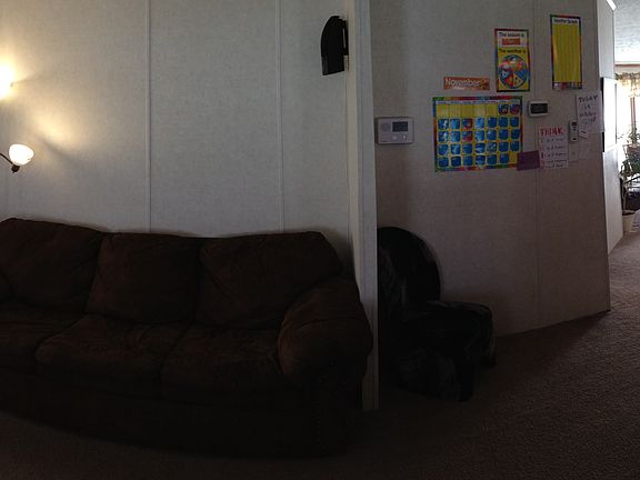 Fam. room/Dining room/kit.