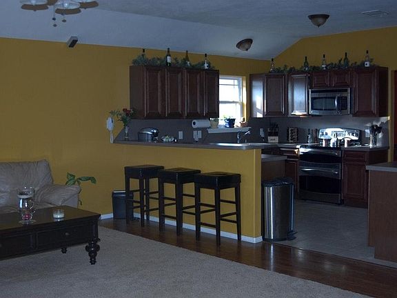 Carpet has been recently replaced with hardwood.