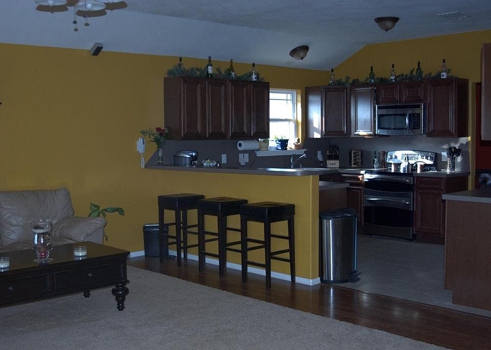 Carpet has been recently replaced with hardwood.