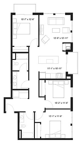 Floor plan Hermes
