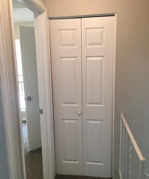Upstairs hall closet