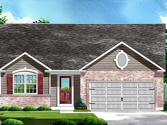 Elevation B with optional masonry - Optional Elevation