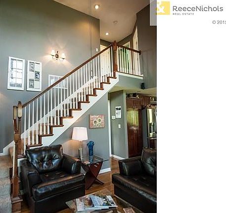 Staircase to upper bedrooms.