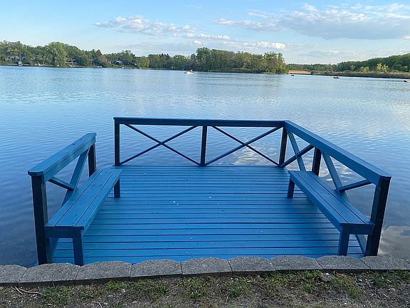 Private Pier in Backyard