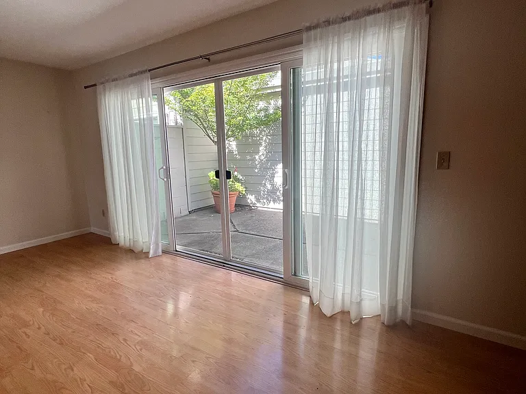 Dining area with French door opening to patio
