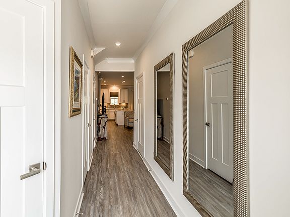 Foyer with inviting entry space