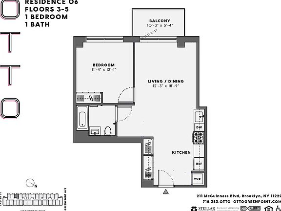 2nd image of 211 McGuinness Blvd #406