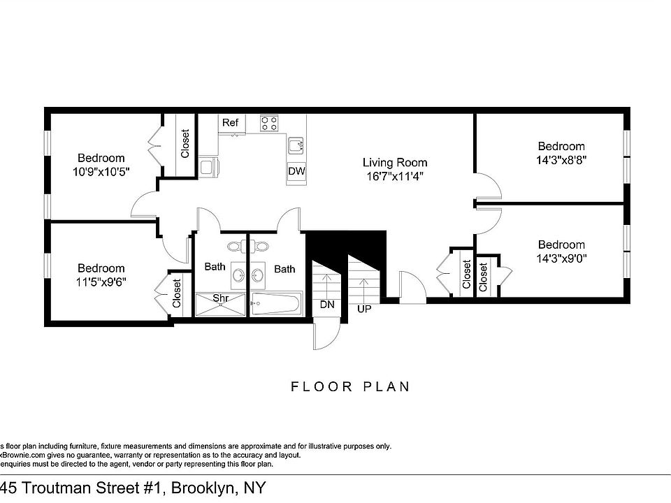 1st image of 245 Troutman St #1R