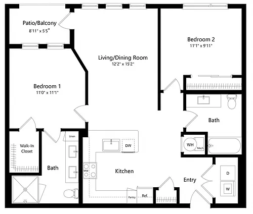 Floor plan B1