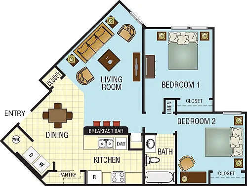 Floor plan Osceola
