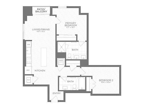 Floor plan B201