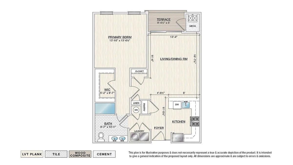 Floor plan The Lily A-1