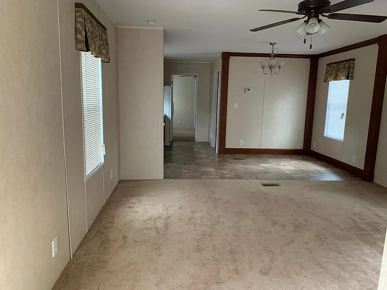 roomy live and dining room