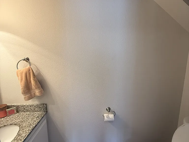 Half bathroom downstairs